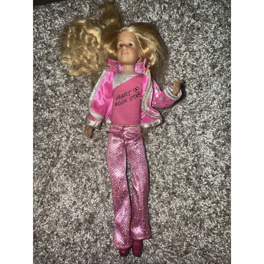 2004 Only Hearts Club Doll Heart Rock Star Taylor Angelique Poseable AS IS